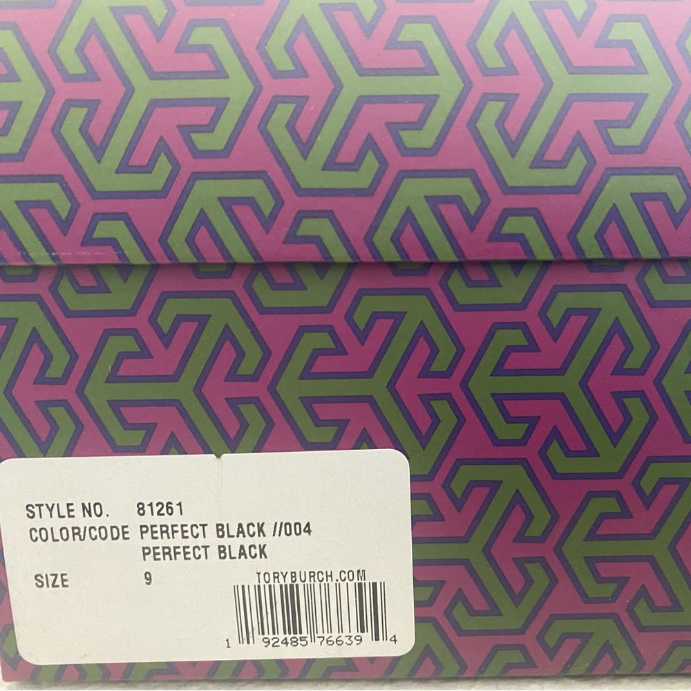 Tory Burch Black Flatform Flip Flop NWT - Picture 8 of 11